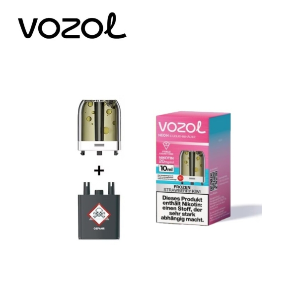 Vozol Neon Plug Max - Frozen Strawberry Kiwi - Pod 20mg